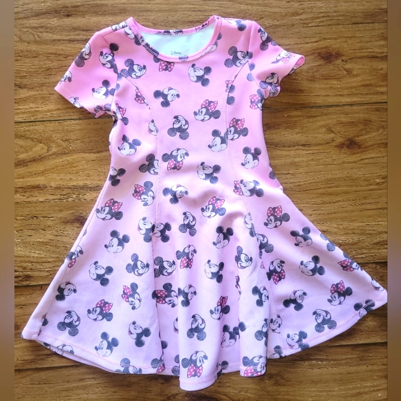 Disney Minnie Mouse Pink Dress sz 7/8 - Picture 1 of 5